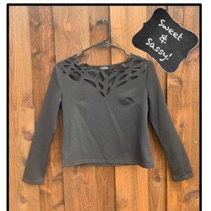 Black cut out top!
